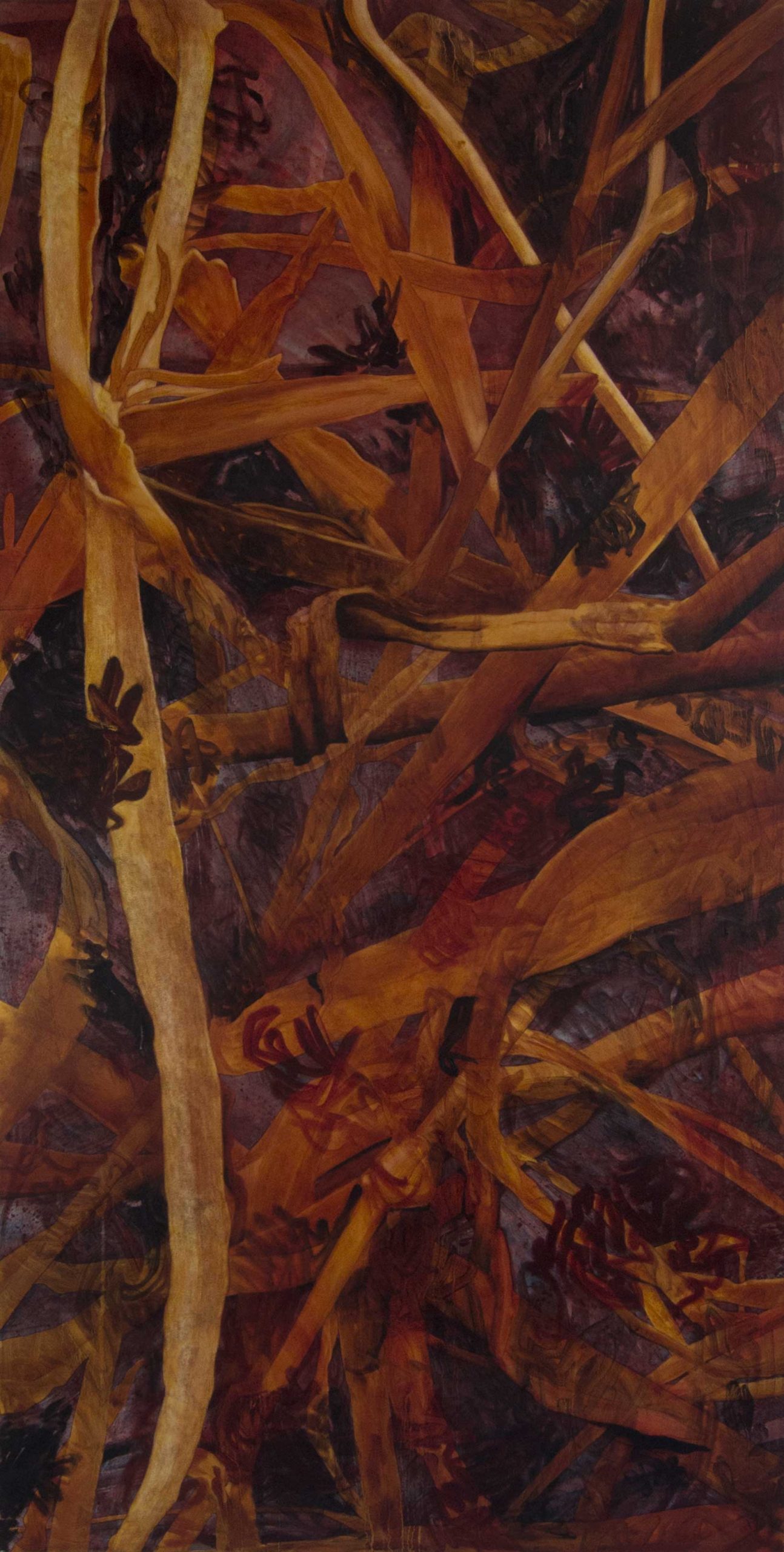 <p><strong>﻿Ragwort VII </strong><br /> Casein and oil on canvas - 90 x 180 cm   </p>